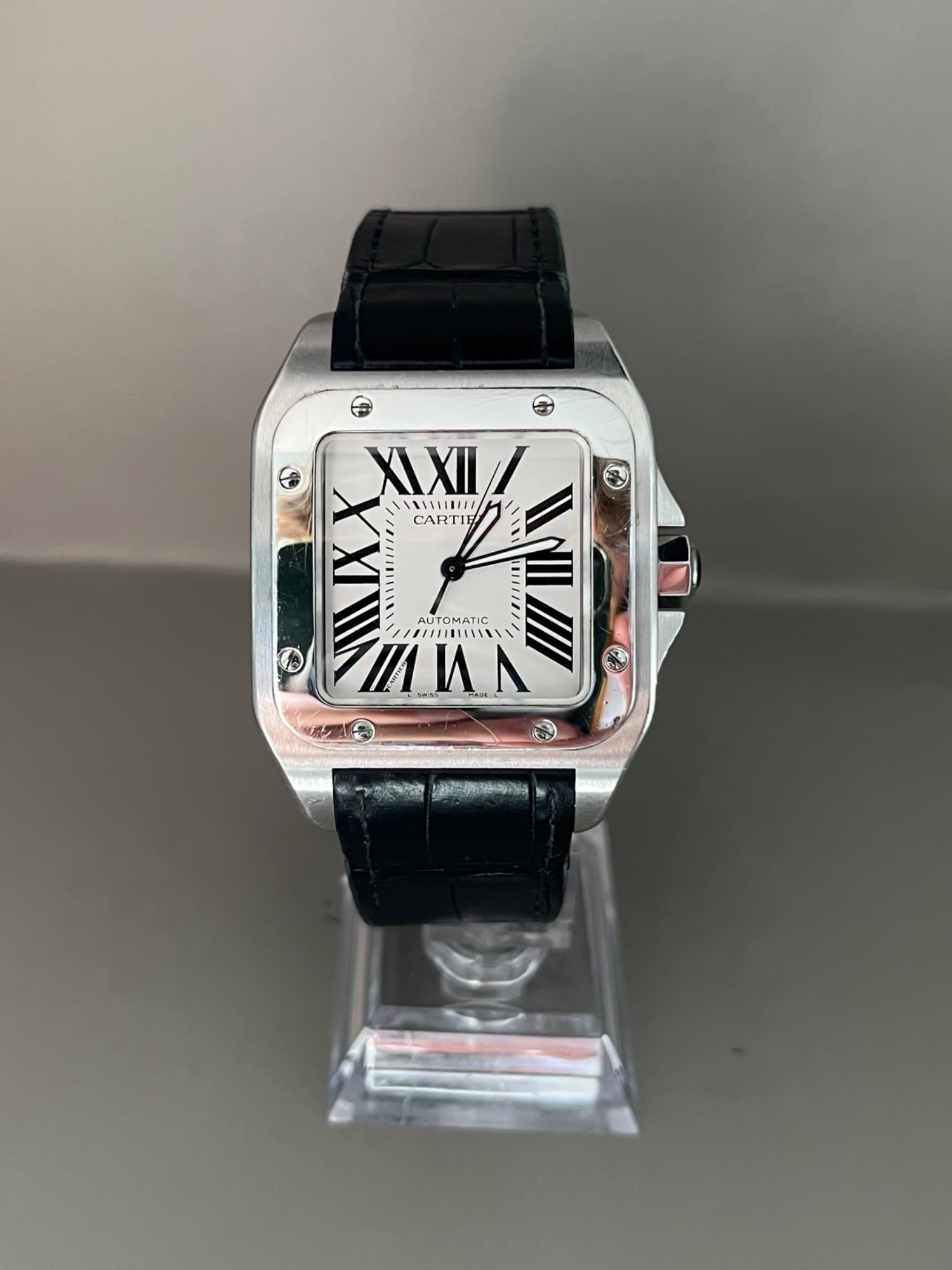Cartier Santos 100 XL ref 2656 White Dial
