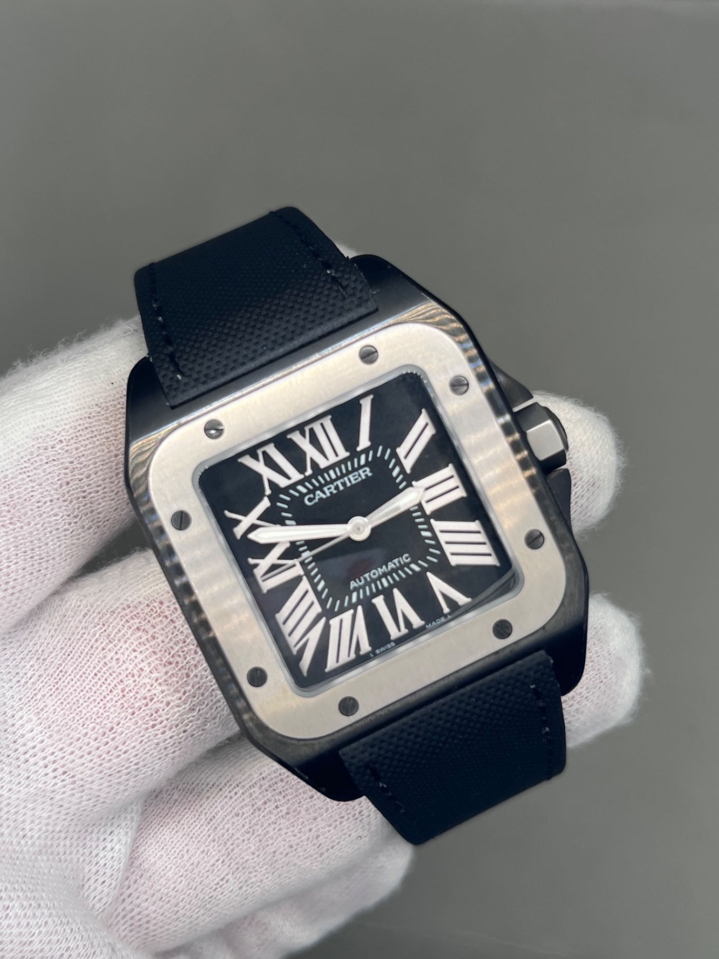 Cartier Santos 100 XL black ADLC