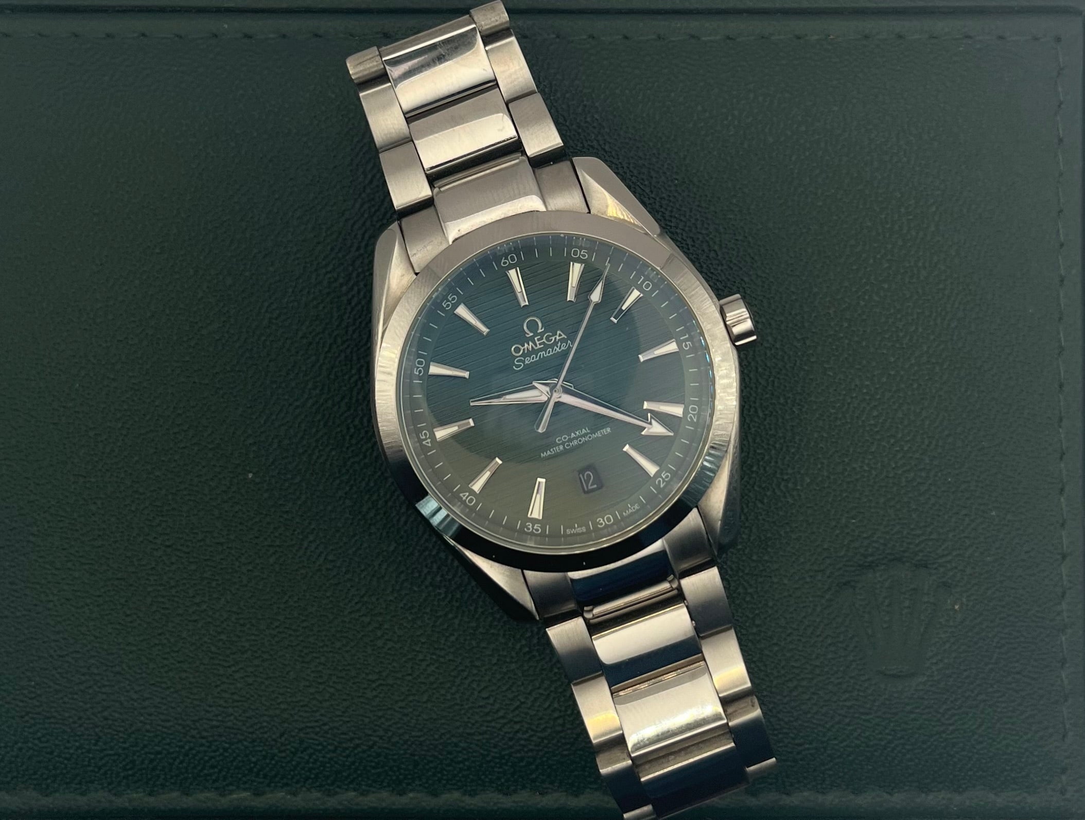 Omega Seamaster Aqua Terra Green Teak-Dial 41mm💎 Watch Only